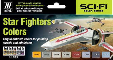 Vallejo Model Air: Sci-Fi - Star Fighters Color Set 