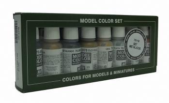 Vallejo Model Color Set- 70118 Metallics 
