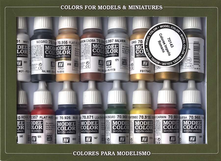Vallejo Model Color Set: 70143 Roman Empire Colors 