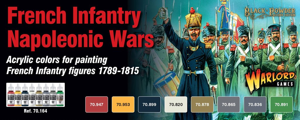 Vallejo Model Color Set: 70164: French Infantry Napoleonic Wars 