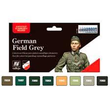 Vallejo Model Color Set: 70181 German Field Grey 