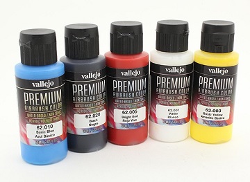 Vallejo Premium Color: Basic Opaque Color Set 