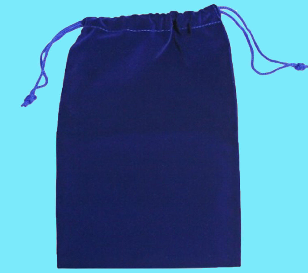 Velvet Dice Bag (6x9"): Blue 