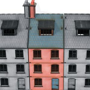 4Ground Miniatures: 28mm: White Chapel to Bakers Street: Victorian Mid Terrace House Type 1