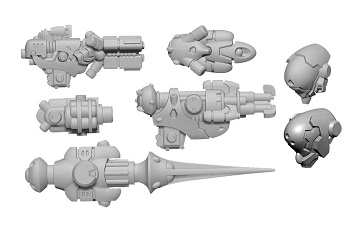 Warcaster: Iron Star Alliance; Firebrand B Weapon Pack 