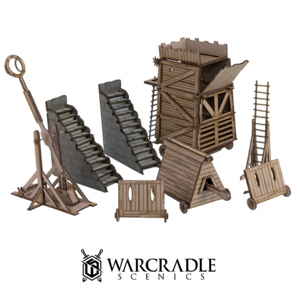 Warcradle Scenics: Gloomburg - Siege Engines & Scatter 