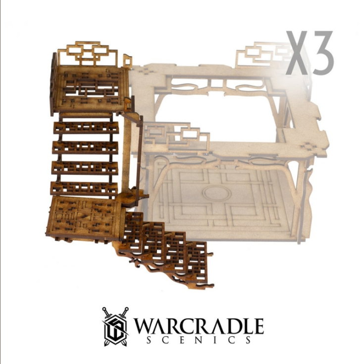Warcradle Scenics: New Kyoto - Staircase Set 