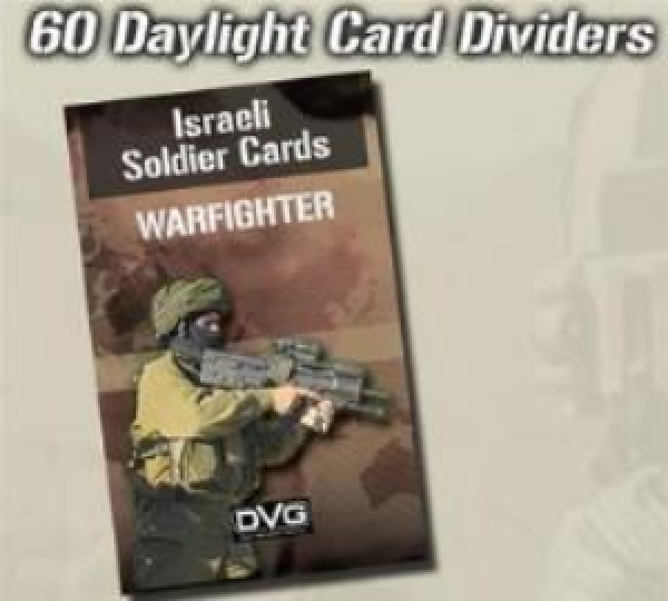 Warfighter Modern: Israeli Soldier Cards -Daylight Card Dividers 
