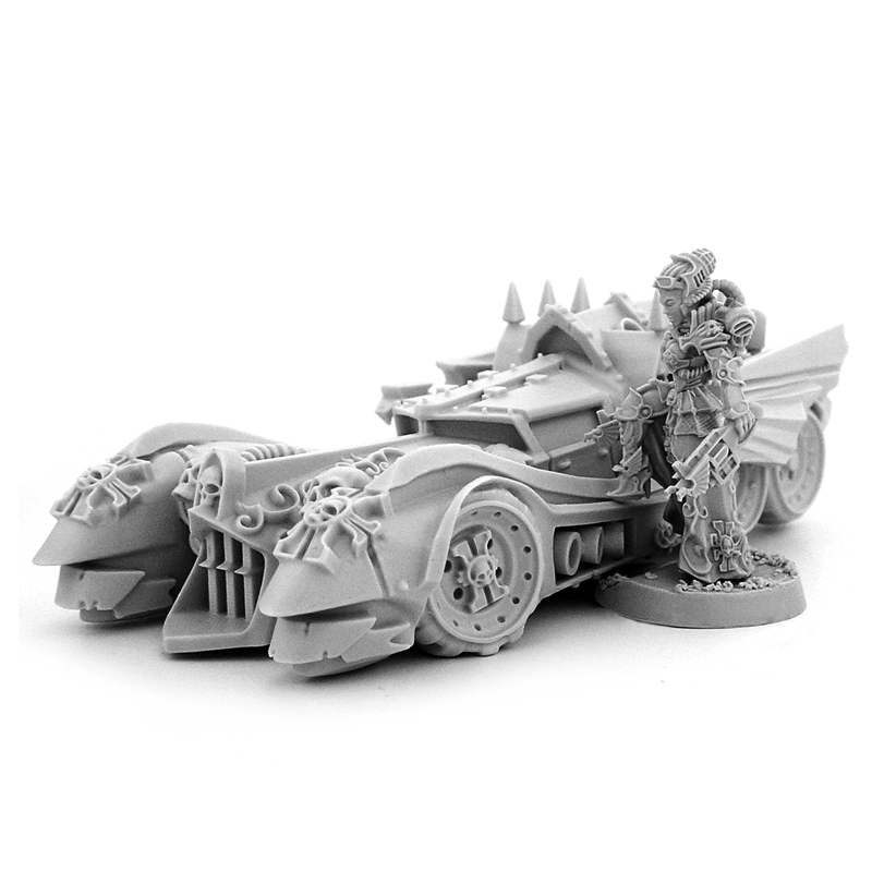 Wargame Exclusive: Heresy Hunter: FEMALE INQUISITOR WITH INTERCEPTOR CAR 