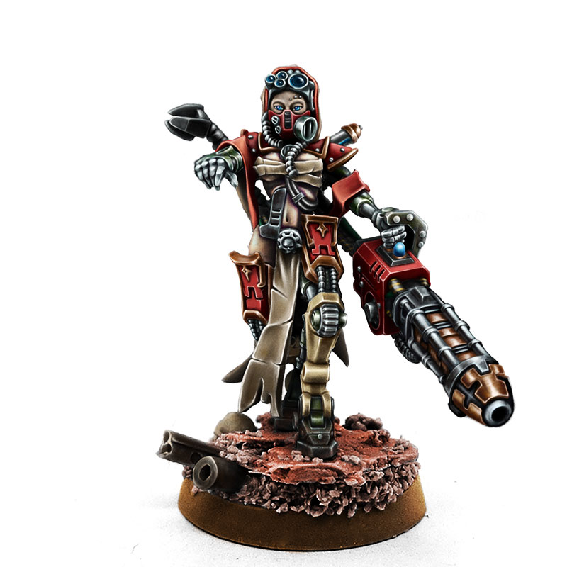 Wargame Exclusive: Mechanic Adepts: SEALED ERADICATOR SERGEANT WITH GRAVI-CANNON 