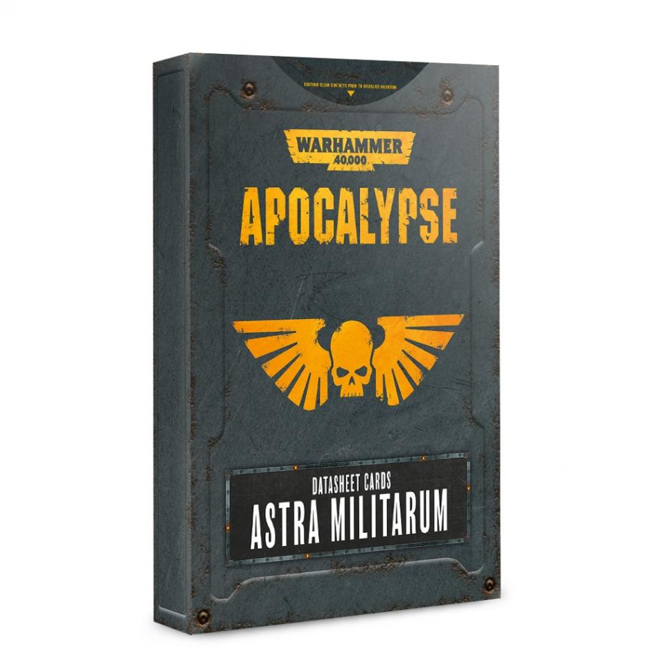 Warhammer 40,000: Apocalypse Datasheet Cards: Astra Militarum 