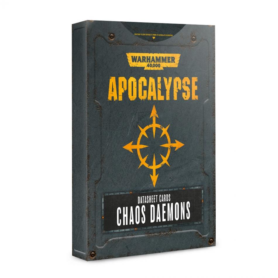 Warhammer 40,000: Apocalypse Datasheet Cards: Chaos Daemons 
