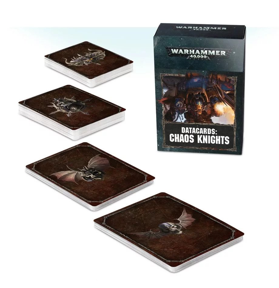 Warhammer 40,000: Datacards: Chaos Knights 