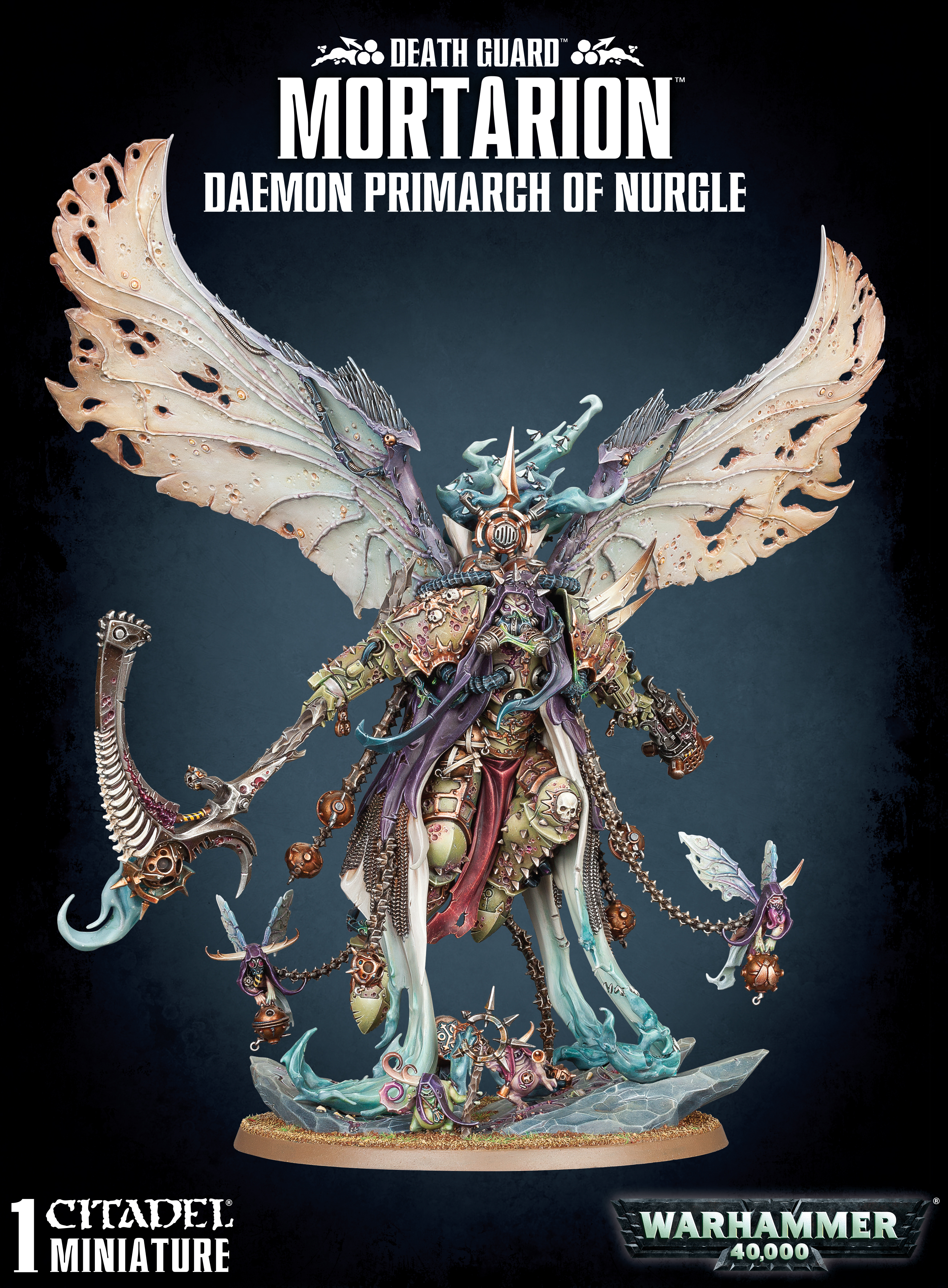 Warhammer 40,000: Death Guard: MORTARION- DAEMON PRIMARCH OF NURGLE 