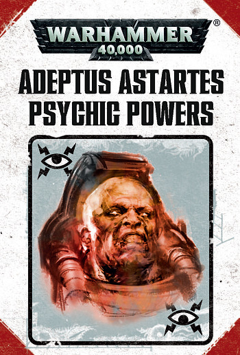 Warhammer 40,000: Psychic Powers Cards: Adeptus Astartes (7th Edition) [SALE] 