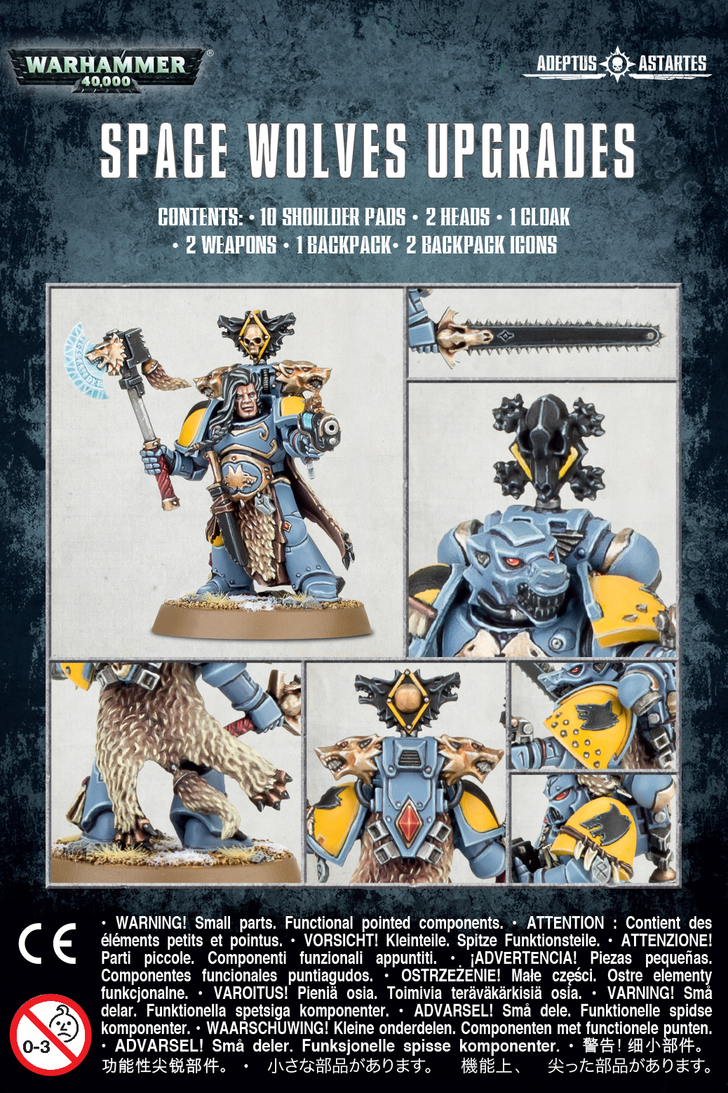 Warhammer 40,000: Space Wolves: Primaris Upgrades 