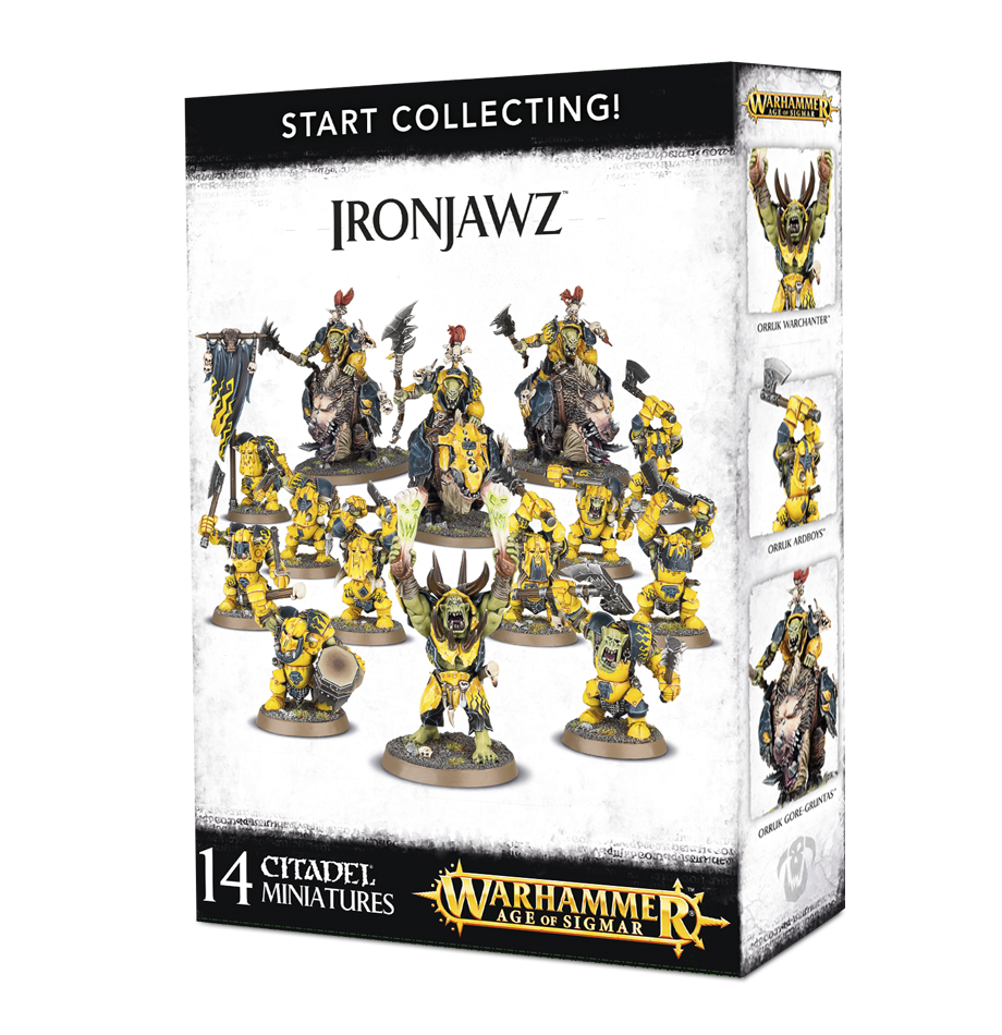 Warhammer Age Of Sigmar: Start Collecting! Orruk Warclans Ironjawz  