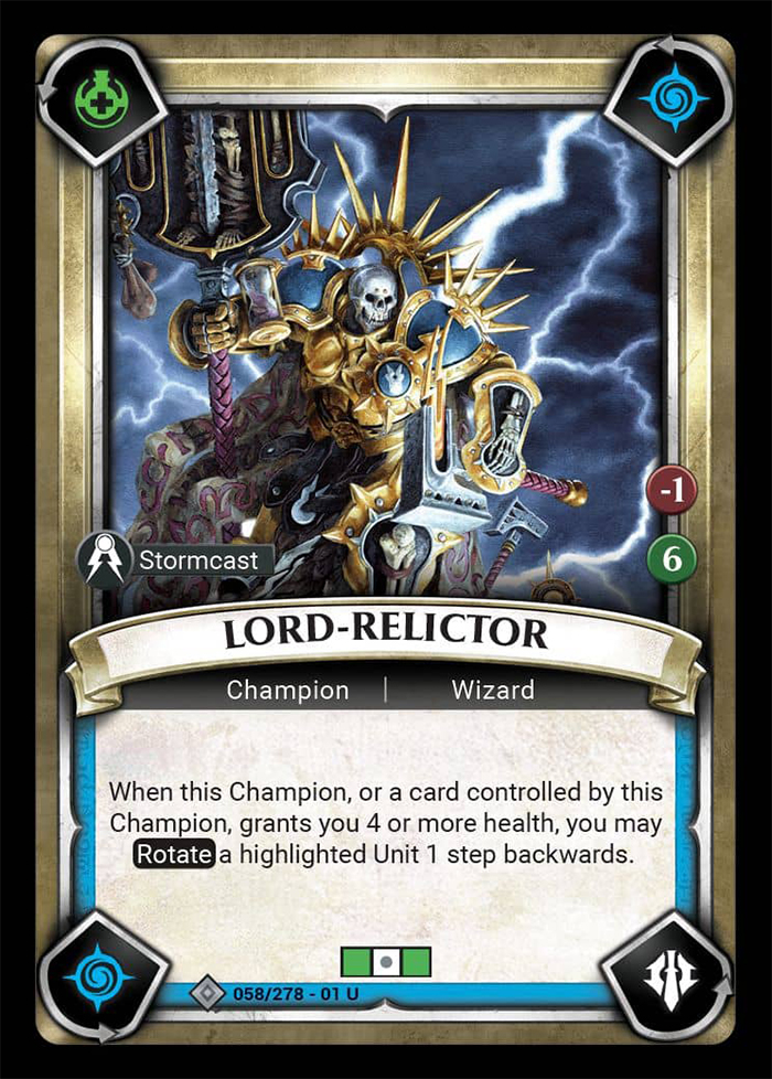 Warhammer Age of Sigmar Champions: 058- Lord-Relictor 