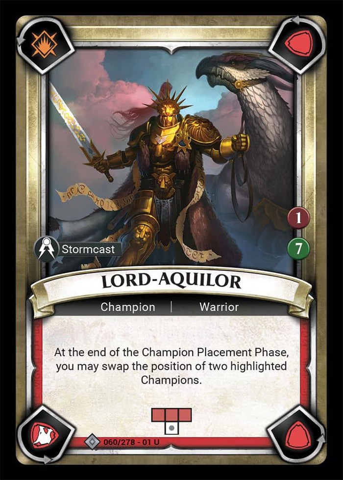 Warhammer Age of Sigmar Champions: 060- Lord-Aquilor 