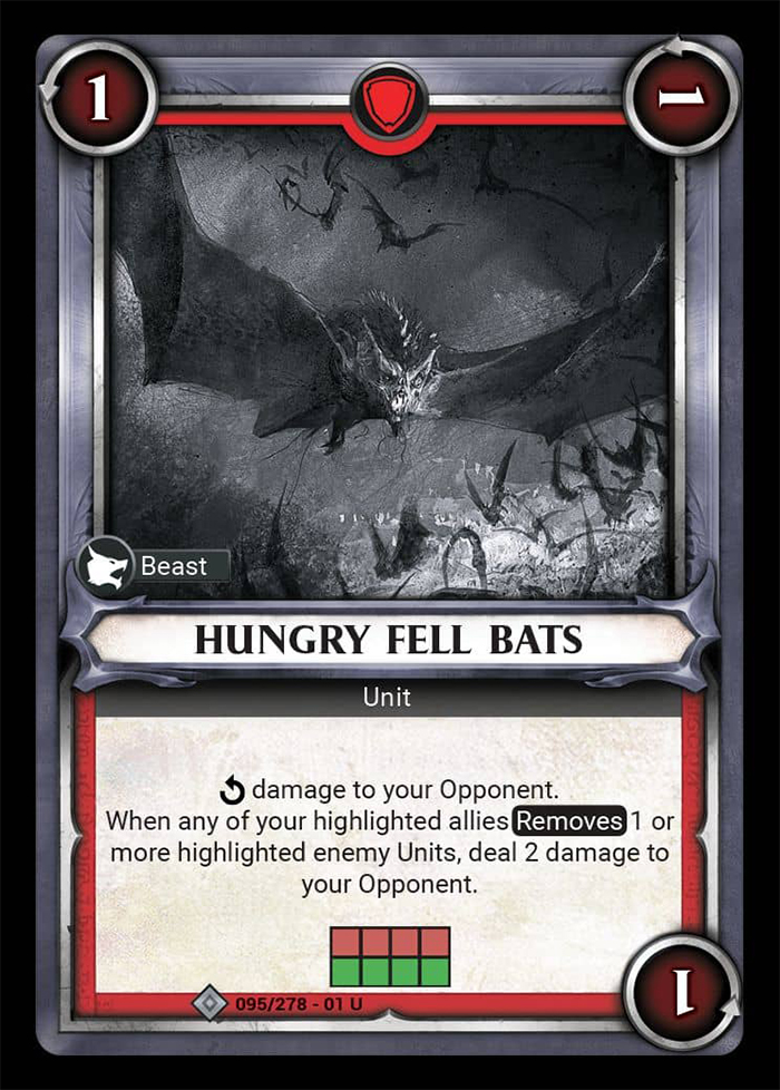 Warhammer Age of Sigmar Champions: 095- Hungry Fell Bats 
