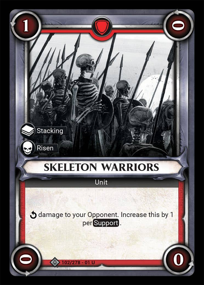 Warhammer Age of Sigmar Champions: 102- Skeleton Warriors 
