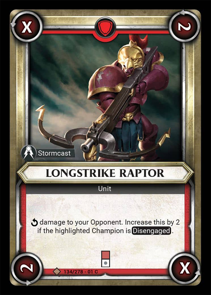 Warhammer Age of Sigmar Champions: 134- Longstrike Raptor 