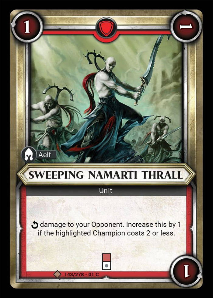 Warhammer Age of Sigmar Champions: 143- Sweeping Namarti Thrall 