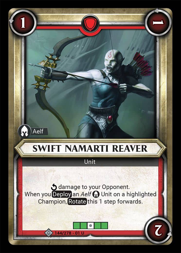 Warhammer Age of Sigmar Champions: 144- Swift Namarti Reaver 