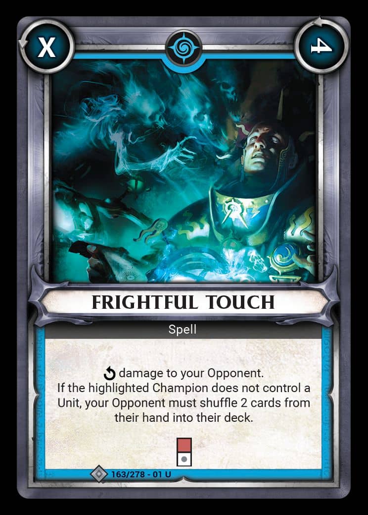 Warhammer Age of Sigmar Champions: 163- Frightful Touch [FOIL] 