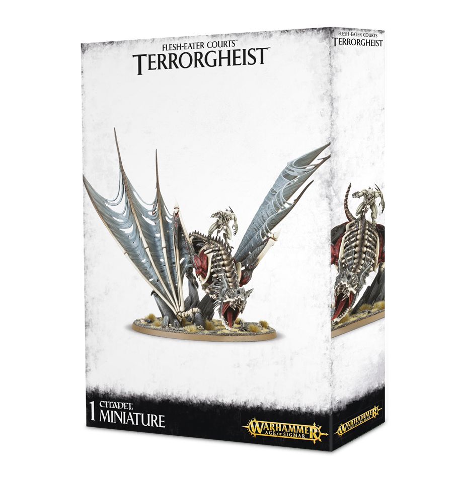 Warhammer Age of Sigmar: Flesh-Eaters Court: Terrorgheist / Vampire Lord on Zombie Dragon 
