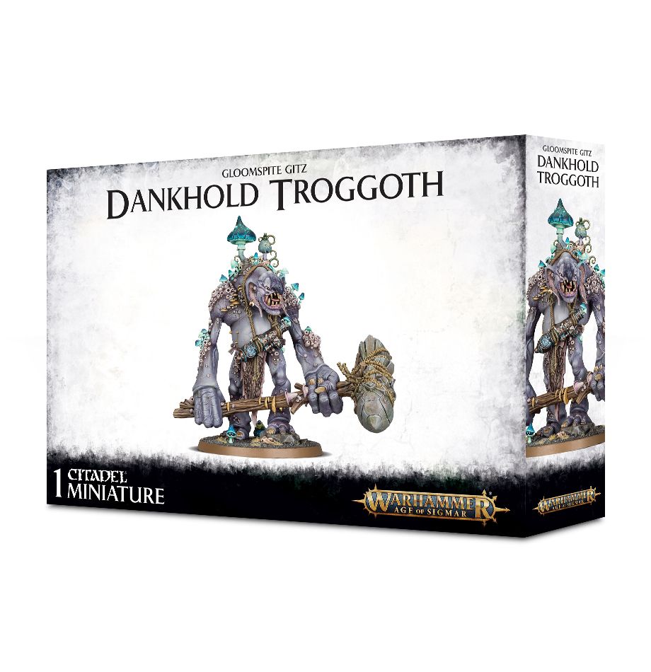 Warhammer Age of Sigmar: Gloomspite Gitz: Dankhold Troggoth/ Troggboss  