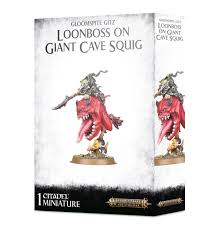 Warhammer Age of Sigmar: Gloomspite Gitz: Loonboss on Giant Cave Squig 
