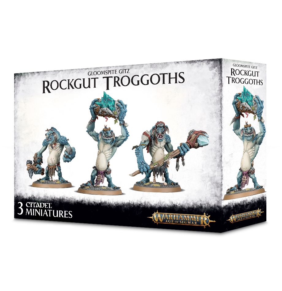 Warhammer Age of Sigmar: Gloomspite Gitz: Rockgut Troggoths 