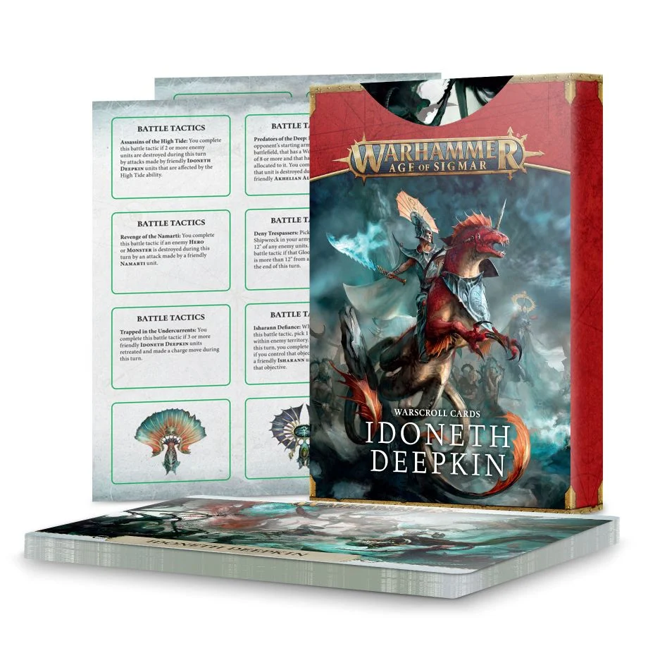 Warhammer Age of Sigmar: IDONETH DEEPKIN: Warscroll Cards (2022) 