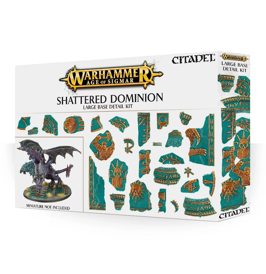 Warhammer Age of Sigmar: Shattered Dominion Bases- Large Base Detail Kit 