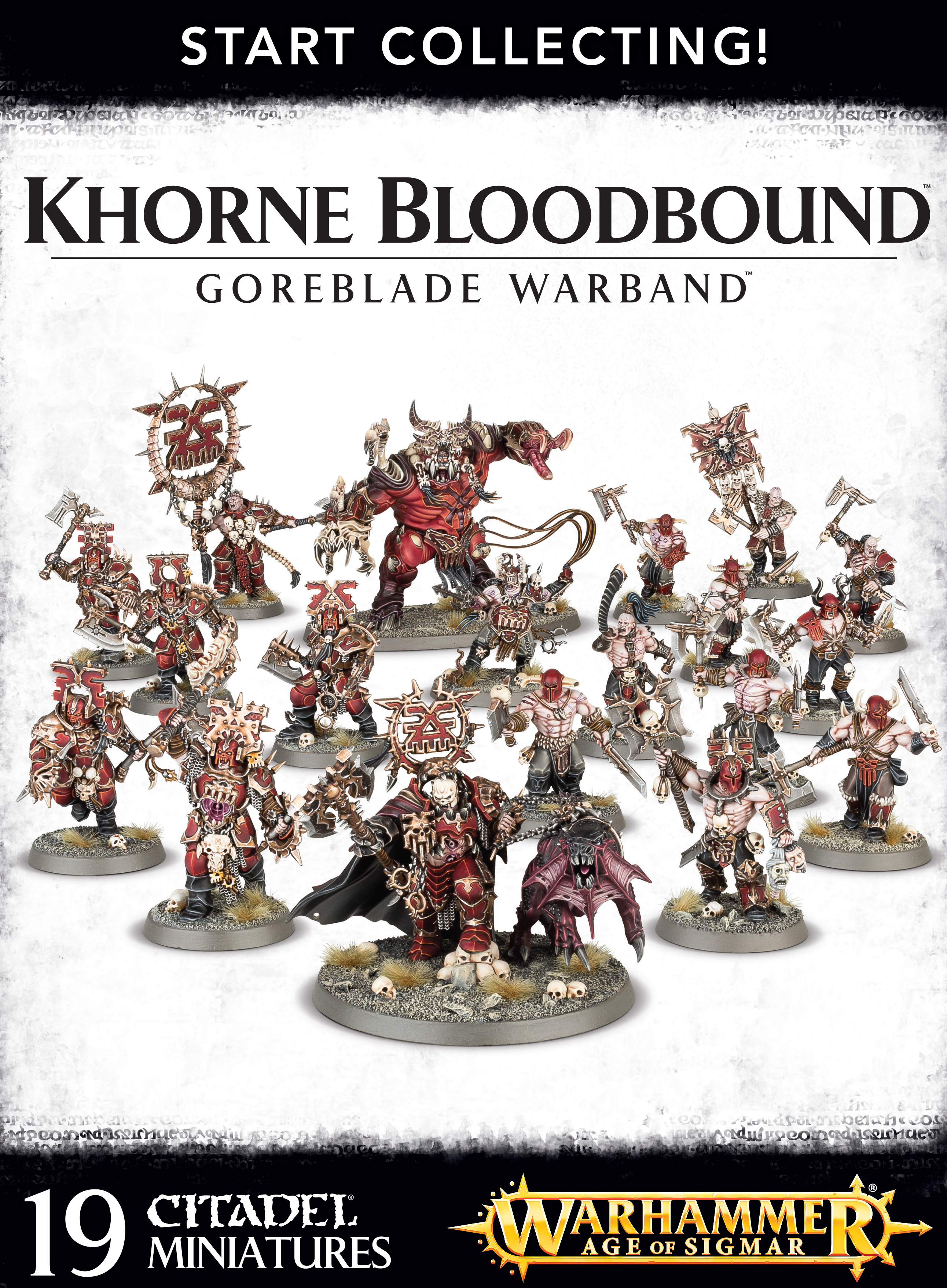 Warhammer Age of Sigmar:  Start Collecting! Khorne Bloodbound Goreblade Warband  
