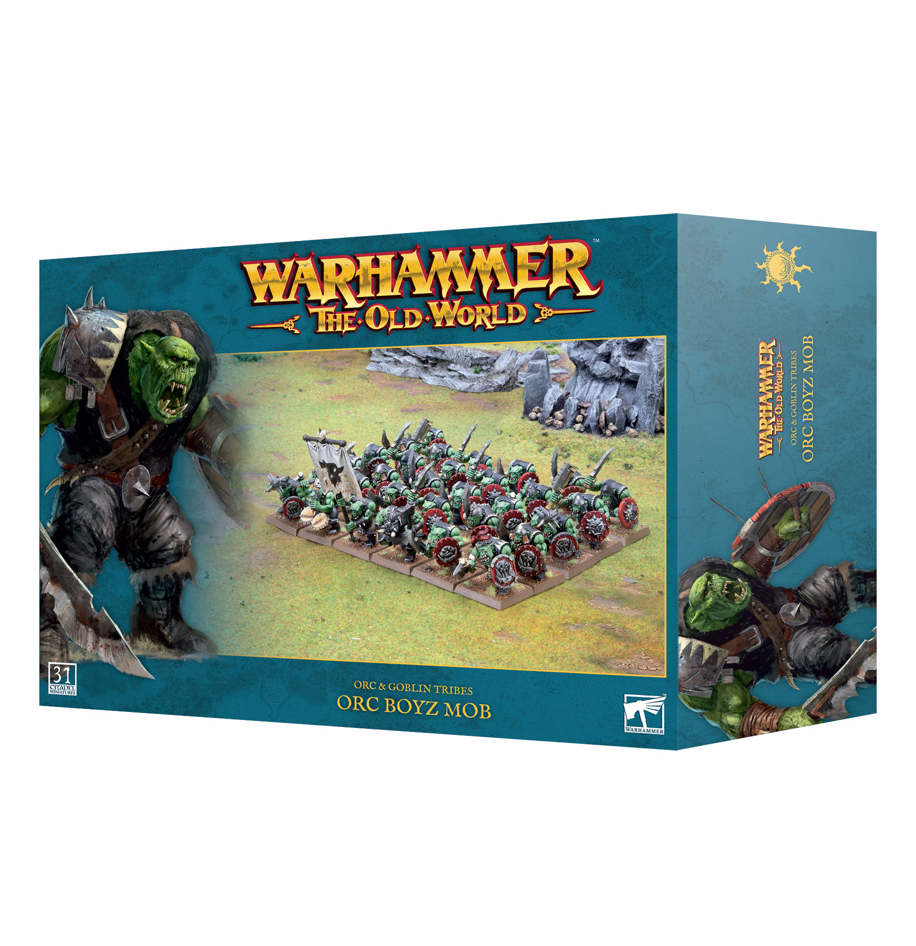 Warhammer: The Old World: Orc & Goblin Tribes: Orc Boyz Mob 