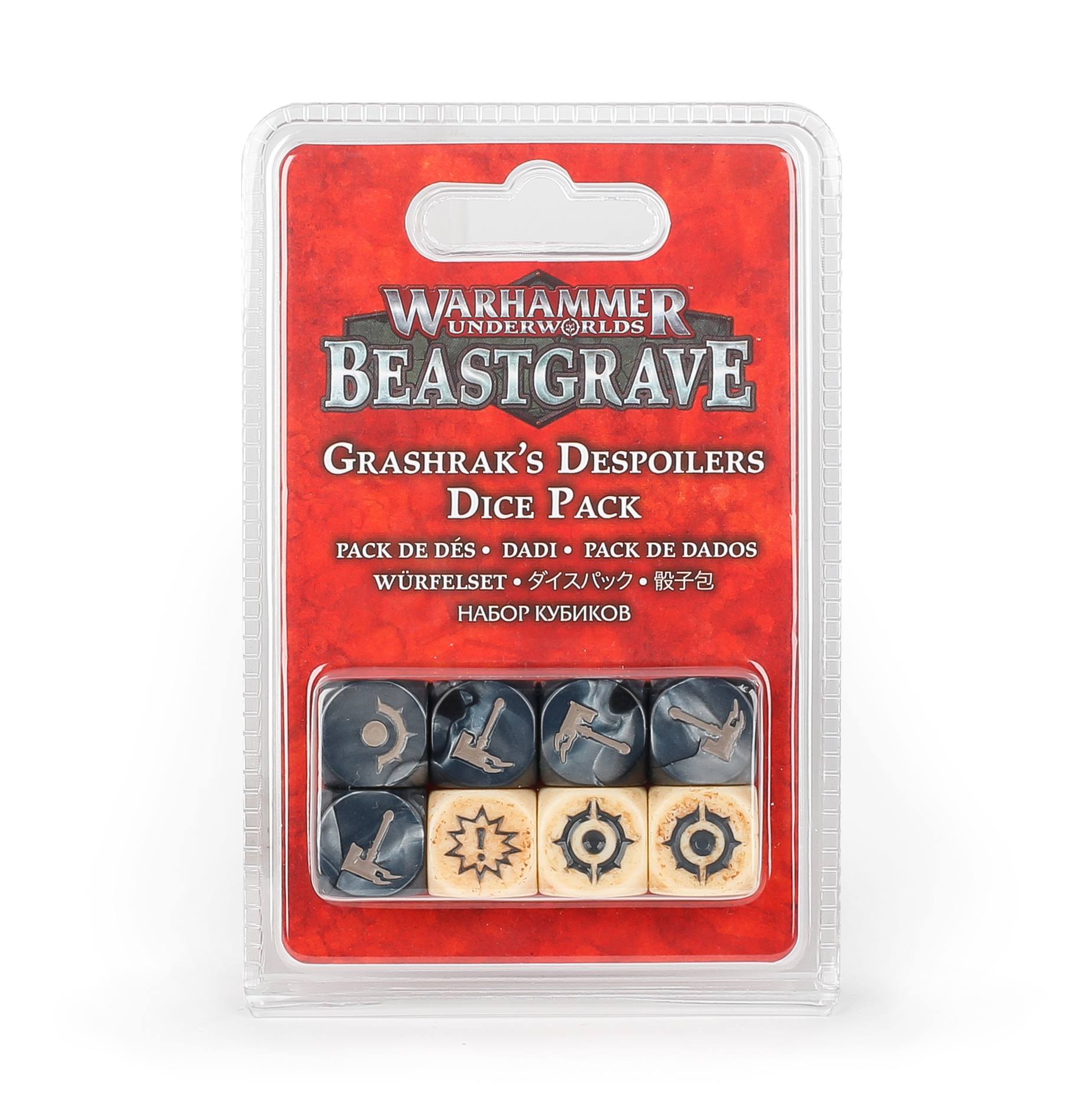 Warhammer Underworlds: Beastgrave: Grashraks Despoilers Dice Pack 