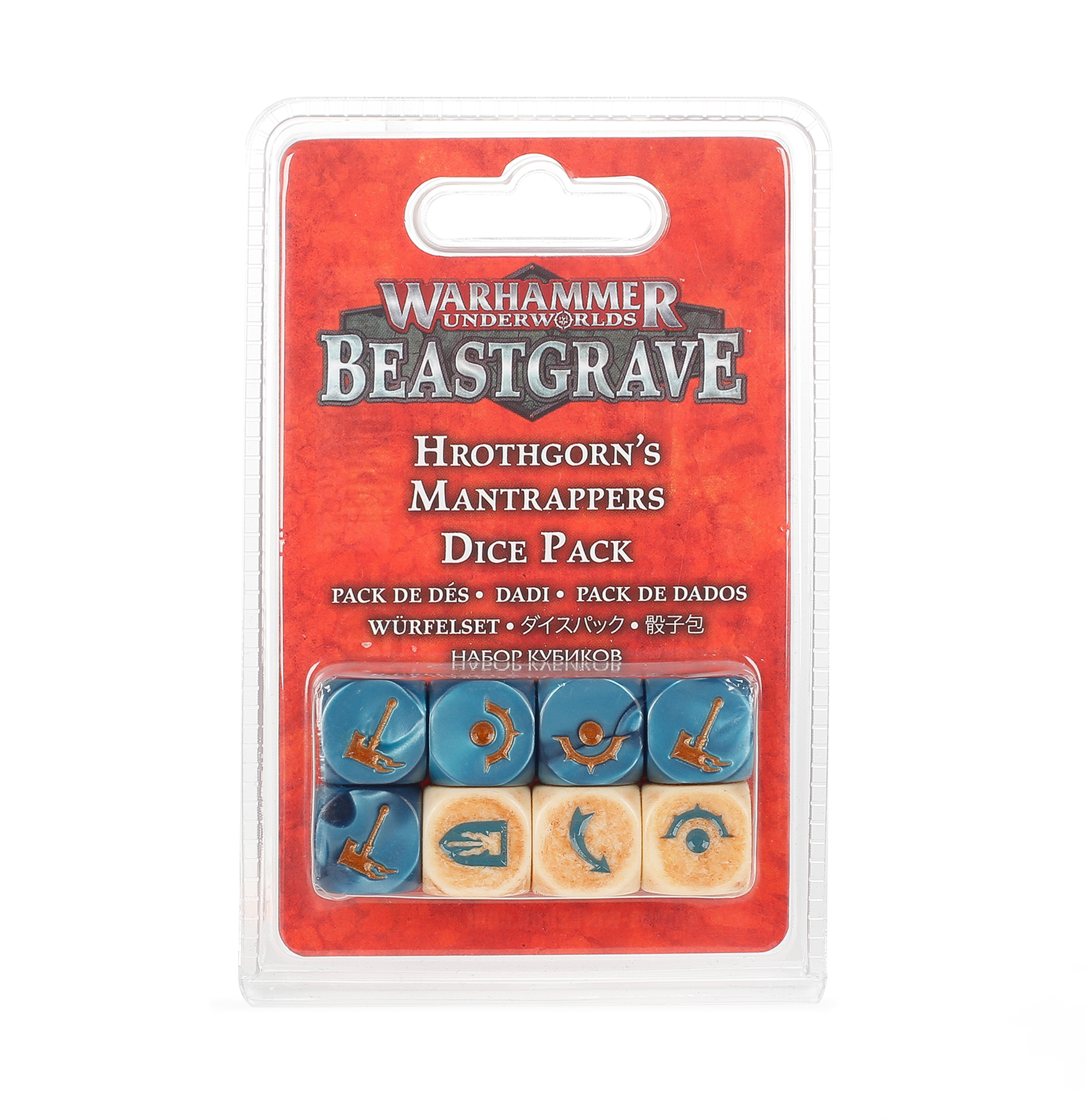 Warhammer Underworlds: Beastgrave: Hrothgorns Mantrappers Dice Pack 