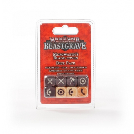 Warhammer Underworlds: Beastgrave: Morgwaeths Blade-Coven Dice Pack 