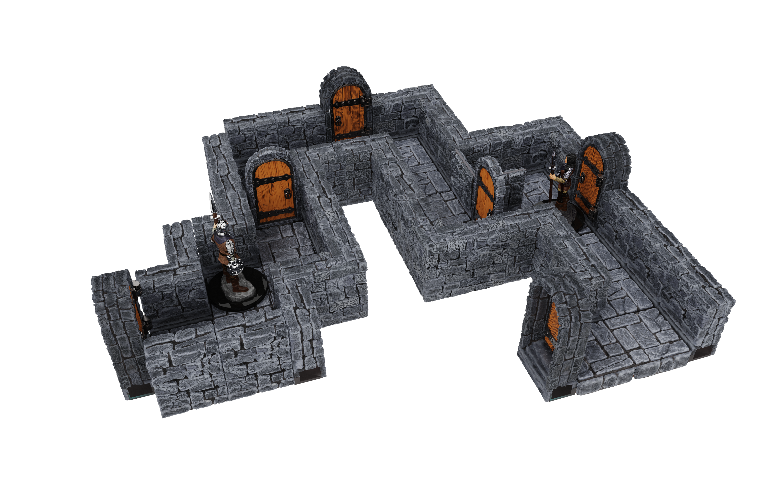 Warlock Tiles: Dungeon Tiles: 1" Straight Walls Expansion 