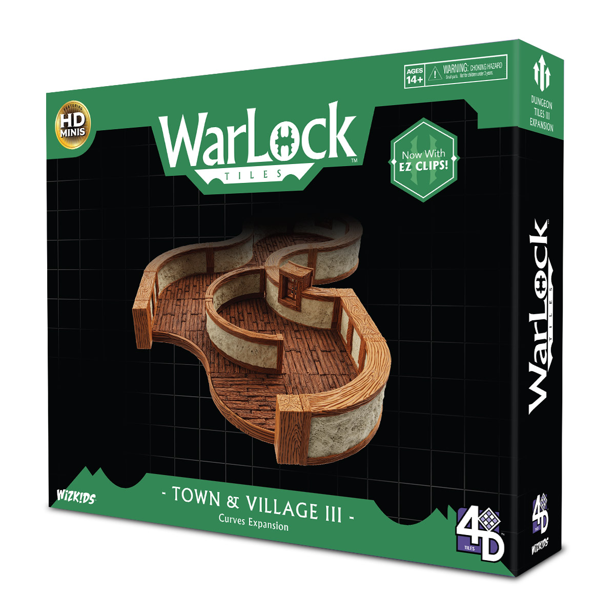 Warlock Tiles: Town & Village III: Curves Expansion 