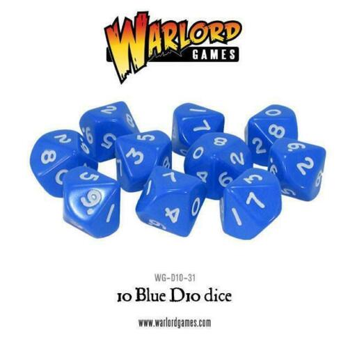Warlord Games: D10 Dice pack: Blue 