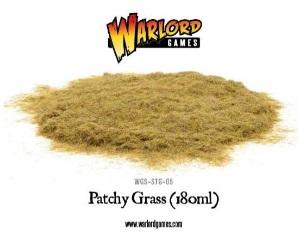 Warlord Games Basing/Flock: Patchy Grass (180ml) 