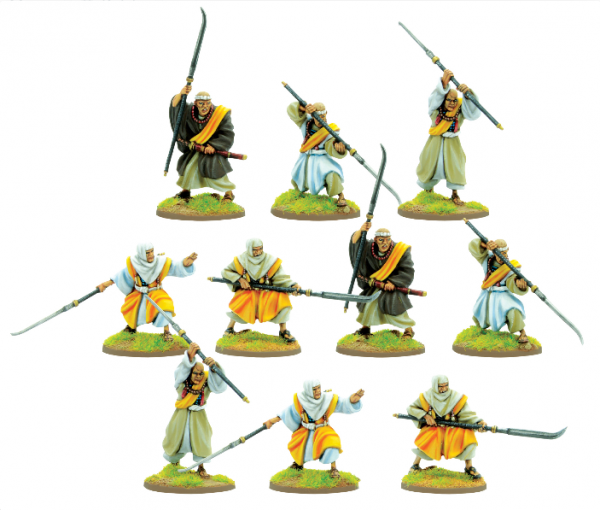 Warlords of Erehwon: Sohei Warrior Monks with Naginata 