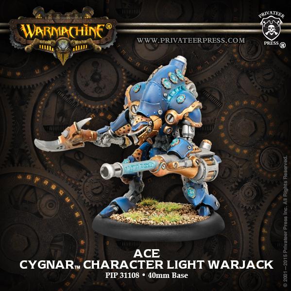 Warmachine: Cygnar (31108): Ace - Cygnar Character Light Warjack 