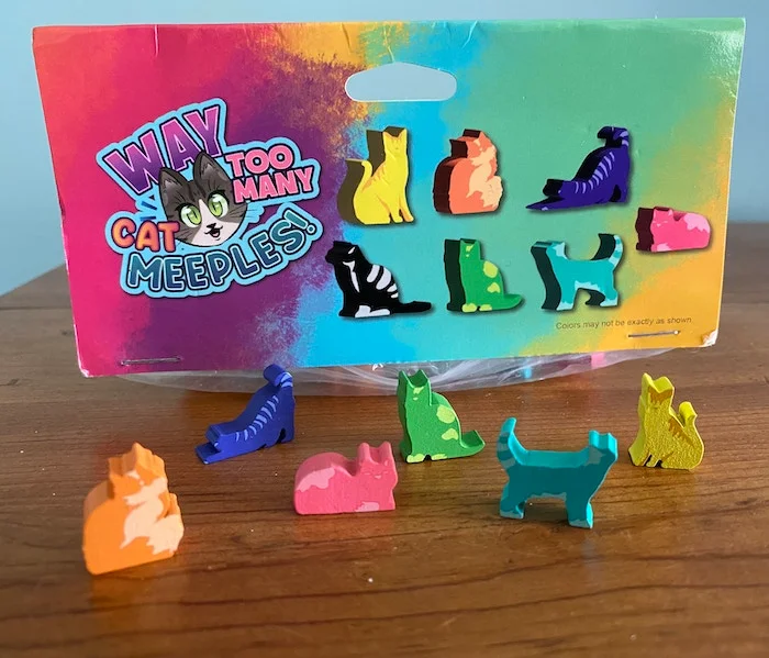 Way Too Many Cat Meeples 