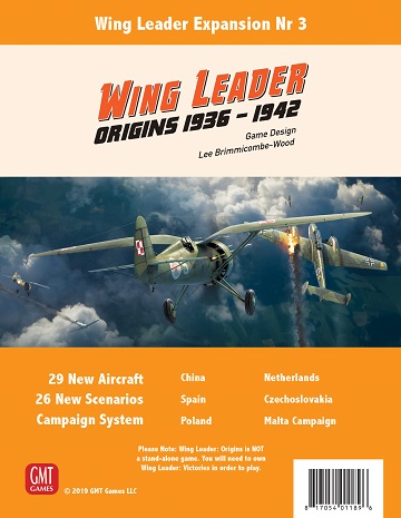 Wing Leader: Victories: Origins 1936-1942 