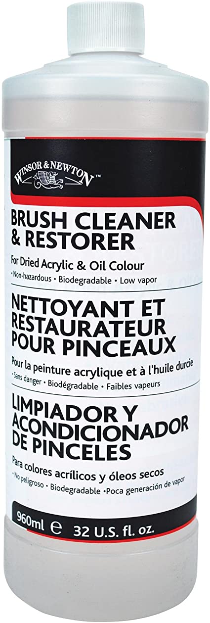 Winsor & Newton: Brush Cleaner & Restorer (32oz.) 
