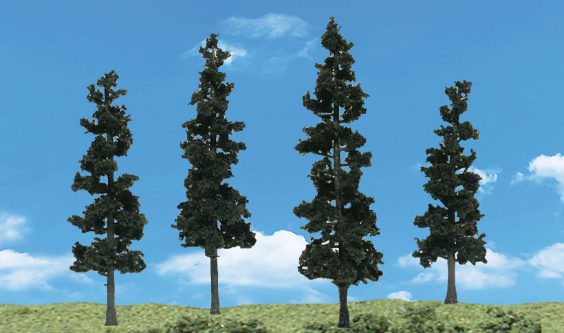 Woodland Scenics: Scene-A-Rama: 4 Conifer Trees  (4" - 6" ) 